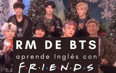 RM de BTS aprende Inglés con la serie Friends